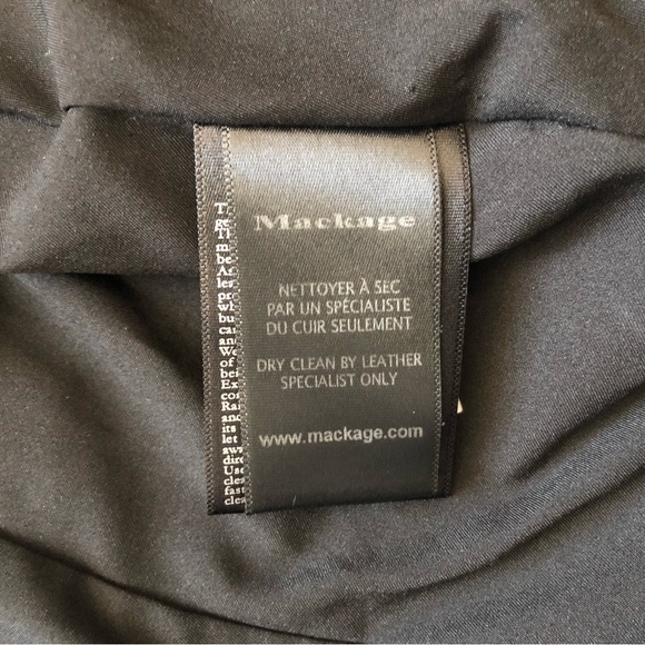 Mackage Exclusively for Aritzia Black Genuine Leather Biker Jacket - Picture 13 of 16